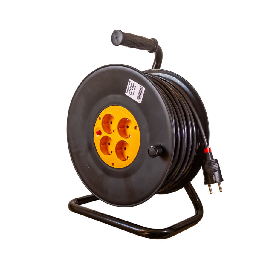 Prelungitor, derulator electric pe tambur, 50 m, 3x2.5 mmp, Gelux 1