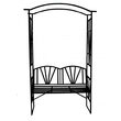 Arcada metalica gradina cu banca 114x45x208 cm
