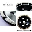 Disc diamantat slefuire segmentat 125mm