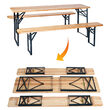 Set 2 banci si masa pliabile pentru terasa 175 cm