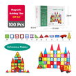 Set de constructie magnetic 3D - 100 piese