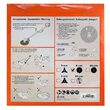 Disc circular 8 dinti pentru motocoasa 255x1,6mm