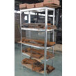 Raft metalic de colt depozitare, MDF, 5 polite, 180x90x30 cm, 175kg