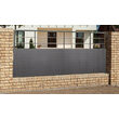 Paravan pentru balcon, terasa, gard PVC 1x3m, gri,1300g / m2, UV
