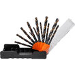 Set 19 burghie pentru metal, 1-10mm