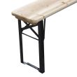 Set 2 banci si masa pliabile pentru terasa 175 cm