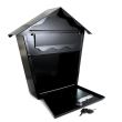 Cutie postala - Romantic - 37 x 37 x 10 cm - negru