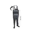 Pantaloni cu pieptar, salopeta, pentru pescuit, cu bretele ajustabile, cizme, marimea 40, IsoTrade