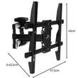 Suport TV de perete, reglabil, max 40 kg, 32