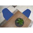 Scaun stil scandinav, Artool, Osaka, PP, lemn, albastru si negru, 46x54x81 cm