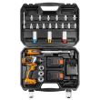 Masina insurubat de impact cu adaptor 1/2'' 18 V Li-ion, 2 acumulatori si accesorii, NEO