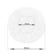 Culcus moale, pentru caine/pisica, gri, 100 cm, Springos