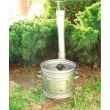 Soba pentru ceaun/tuci, inox, burlan, cot, 31 cm, Perfect Home 