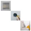 Set reparatie gauri pentru gips-carton 10 x 10 cm, 5 buc, Artool