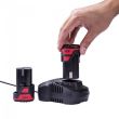Masina de insurubat (bormasina), cu acumulator 2x 1.5 Ah, 12 V, incarcator, trusa cu varfuri si burghie, Worcraft 