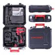 Masina de insurubat (bormasina), cu acumulator 2x 1.5 Ah, 12 V, incarcator, trusa cu varfuri si burghie, Worcraft 
