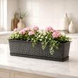 Set 4 jardiniere decorative, maro, 68.5x17.3x15 cm, Ratolla Case P