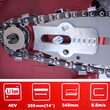 Drujba electrica cu acumulatori 355mm,  2x20V Li-Ion, incarcator WORKRAFT