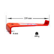 Carlig pentru montare parchet, bara de tractiune montaj 235x4 mm