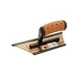 Gletiera inox, Olejnik, venetiana, trapezoidala, ascutita, maner pluta, 240x86x0.3 mm