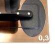 Gletiera inox intarita, Olejnik, SuperFlex, 100x305 cm, 0.3 mm, maner piele naturala