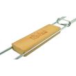 Gratar mobil cu blocare, maner lemn, dreptunghiular, 34x32.5 cm, Perfect Home 