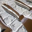 Set 3 spacluri inox, monobloc, maner metalic, 75-150 mm, Olejnik