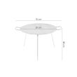 Disc pentru gratar din inox, 55 cm, Perfect Home