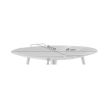 Disc pentru gratar, cu arzator, otel, 49 cm, Perfect Home