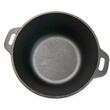 Oala de fonta cu capac, 7 L, Perfect Home