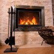 Set accesorii semineu 4 piese 81 cm