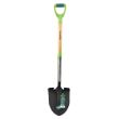 Harlet, cazma, ascutit, cu coada lemn, zimtat, 29x23 cm, 115 cm, Verto