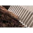 Harlet, cazma, drept, cu coada lemn, zimtat, 17.5x28 cm, 115 cm, Verto