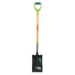 Harlet, cazma, drept, cu coada lemn, zimtat, 17.5x28 cm, 115 cm, Verto