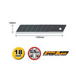 Set 10 Lame Rezerva Cutter OLFA 18mm - EXTREM de ascutite - Excel Black