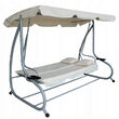 Balansoar gradina 4 persoane Dorina, Crem, 230x130x170 cm
