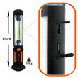 Lanterna de lucru magnetica 450 + 25 lm LED, lampa portabila cu acumulator 2600mAH