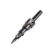 Burghiu pentru metal in trepte spiralat 4-12mm, titan