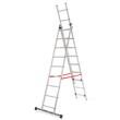 Scara aluminiu, Master, 3 tronsoane, 9 trepte, max 150 kg, 2.58-5.69 m