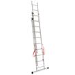 Scara aluminiu, Master, 3 tronsoane, 9 trepte, max 150 kg, 2.58-5.69 m