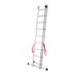 Scara aluminiu, Master, 3 tronsoane, 9 trepte, max 150 kg, 2.58-5.69 m