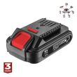 Ciocan rotopercutor SDS Plus, cu acumulator 2 Ah, incarcator 18V Li-ion, Graphite Energy