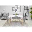 Scaun stil scandinav, Artool, Osaka, PP, lemn, gri, 46x54x81 cm