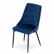 Scaun stil scandinav, Artool, Imola, catifea, metal, bleumarin, 48.5x61x93.5 cm