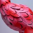 Decoratiune gradina metalica flamingo 24x14x65cm