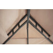 Pavilion de gradina crem cu perdele 3x4