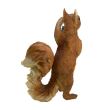 Decoratiune gradina veverita cu felinar 28.6x19.2x41 cm