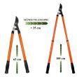 Foarfeca pentru crengi cu maner telescopic 65-100 cm, Strend Pro