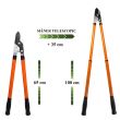 Foarfeca pentru crengi, maner telescopic 65-100 cm, Strend Pro