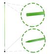 Set 20 suporti/araci pentru plante, legume, fibra de sticla, 150x0.8 cm